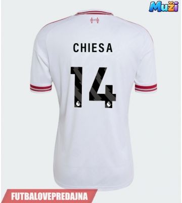 Lacne Muži Futbalové dres Liverpool Federico Chiesa #14 2026-27 Krátky Rukáv - Preč